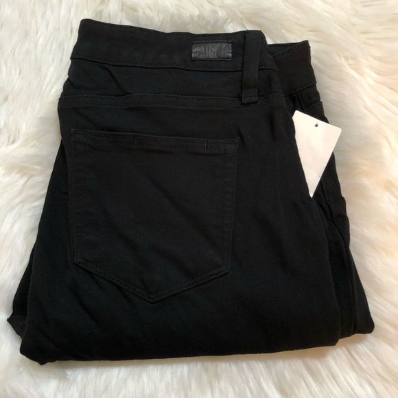 Paige Jeans Indio Zip Black over dye D8 - Picture 7 of 8